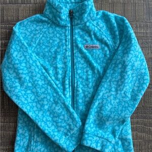 Kids Columbia Blue Fleece Jacket size Small